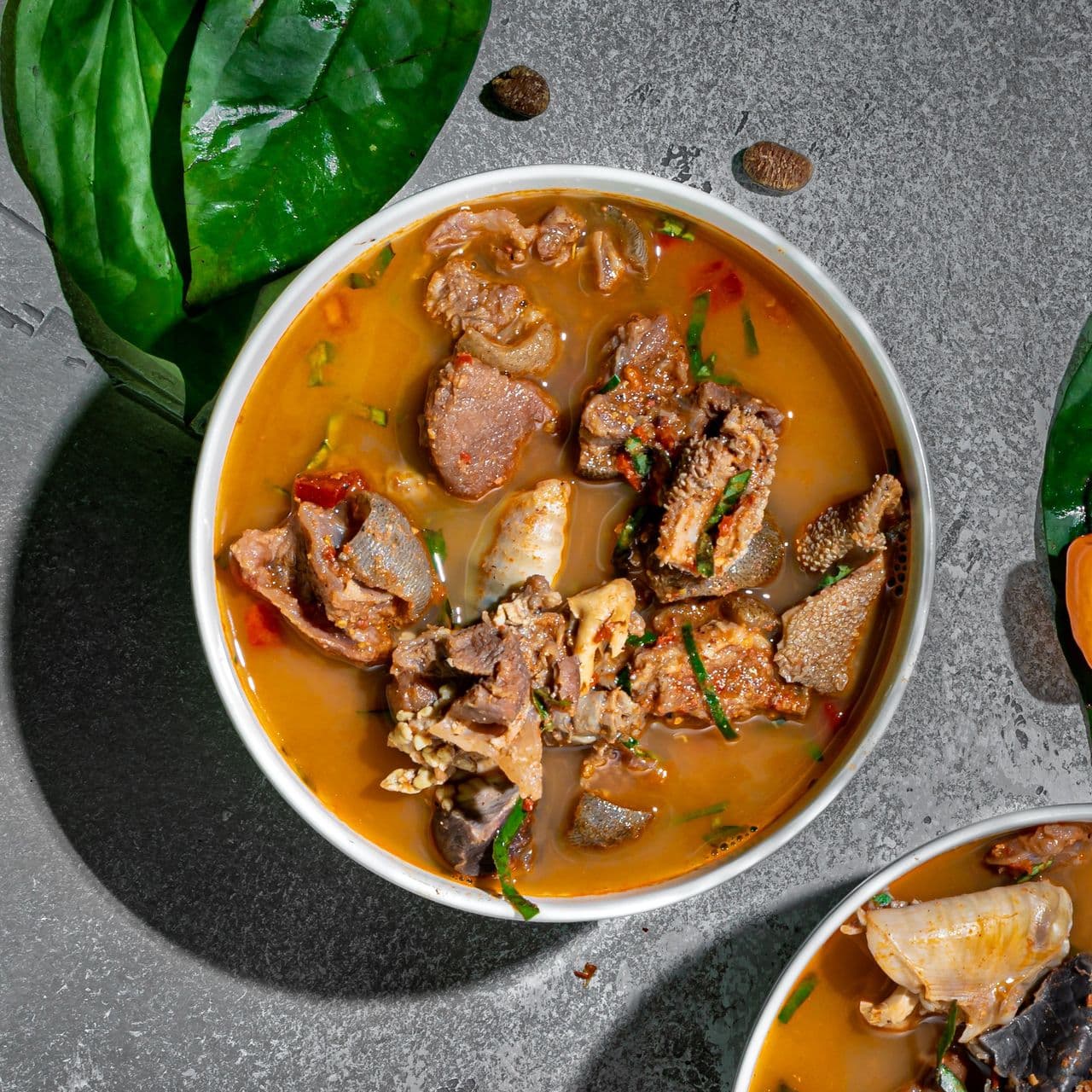 Assorted Goat meat pepper soup